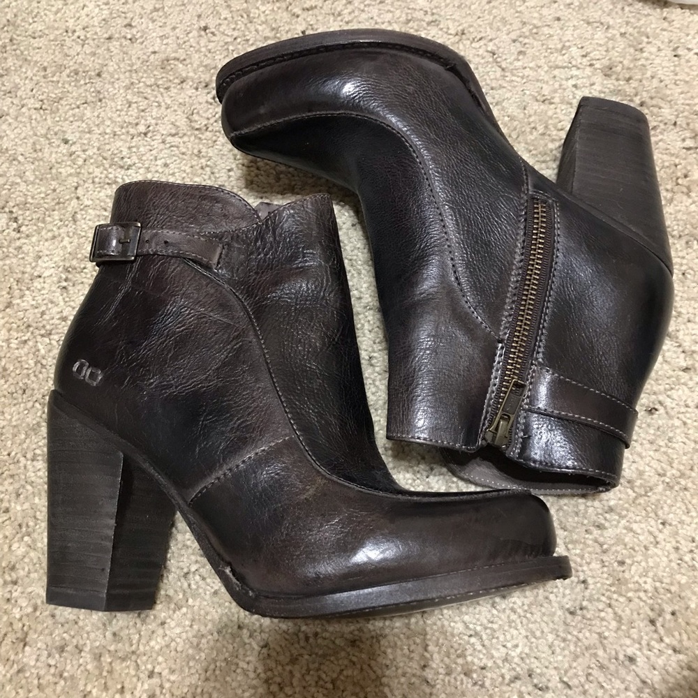 Bed Stu Isla Ankle Boot Chocolate Driftwood